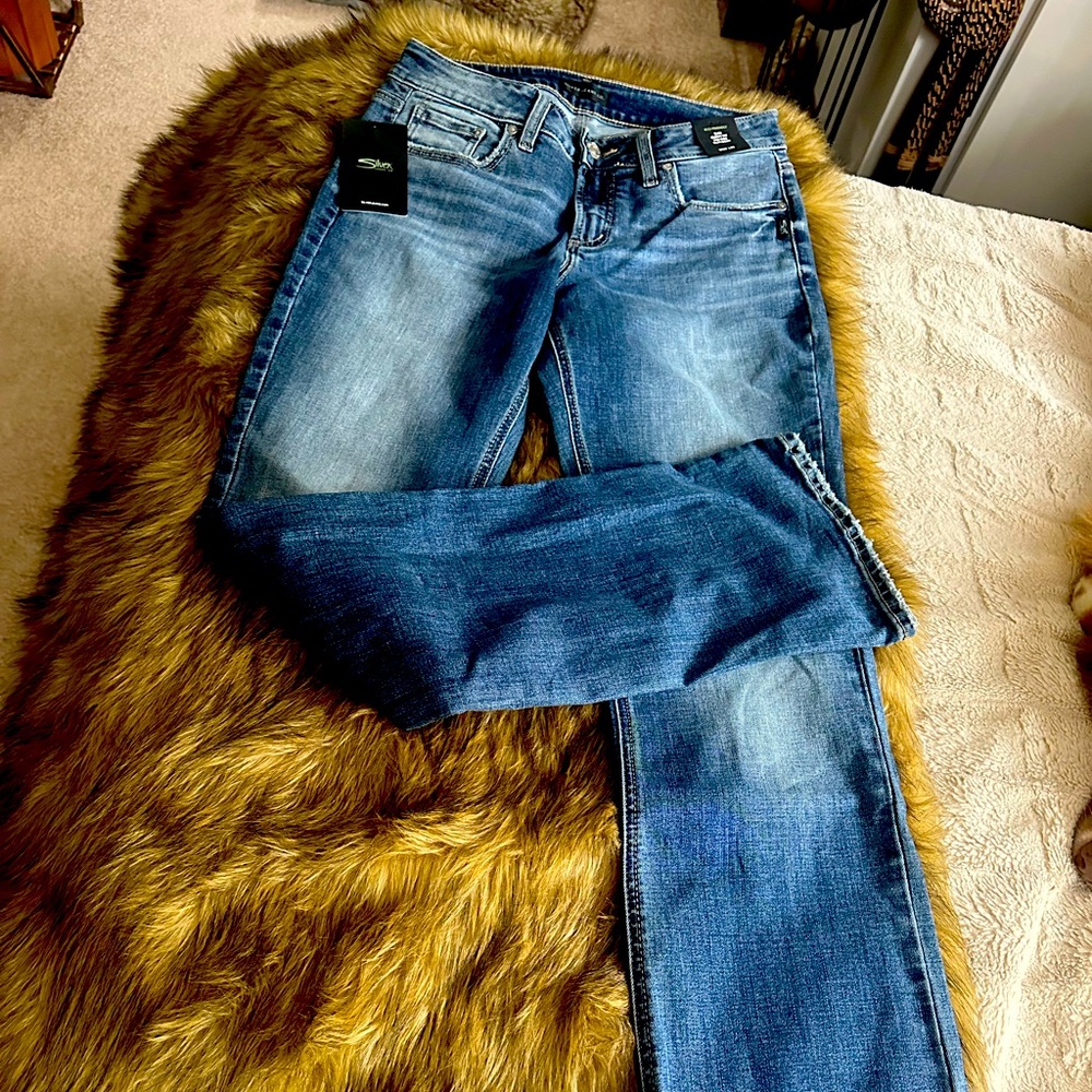 Brand new Silver jeans with tags